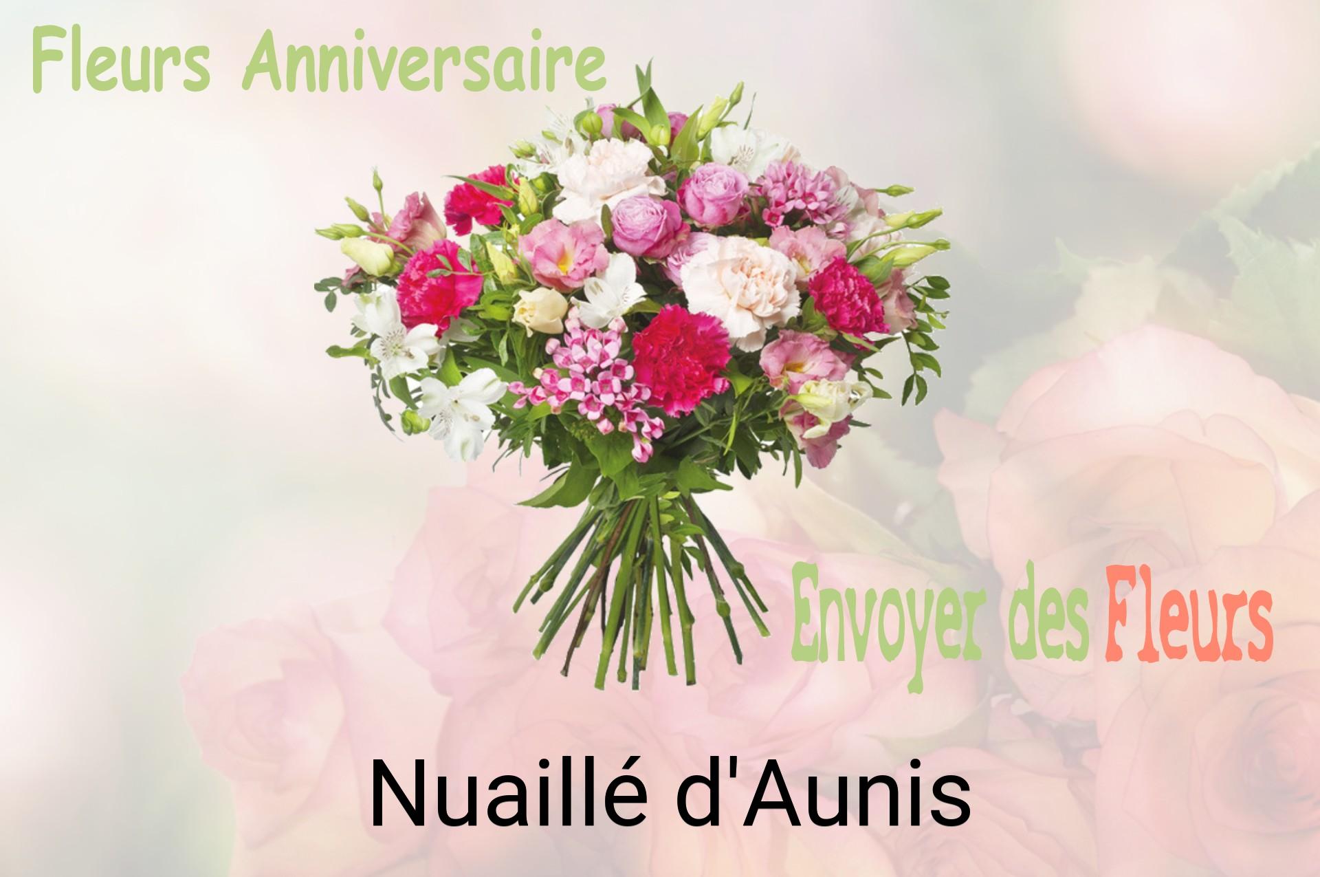Bouquet de fleurs d’anniversaire livré à Nuaillé-d'Aunis