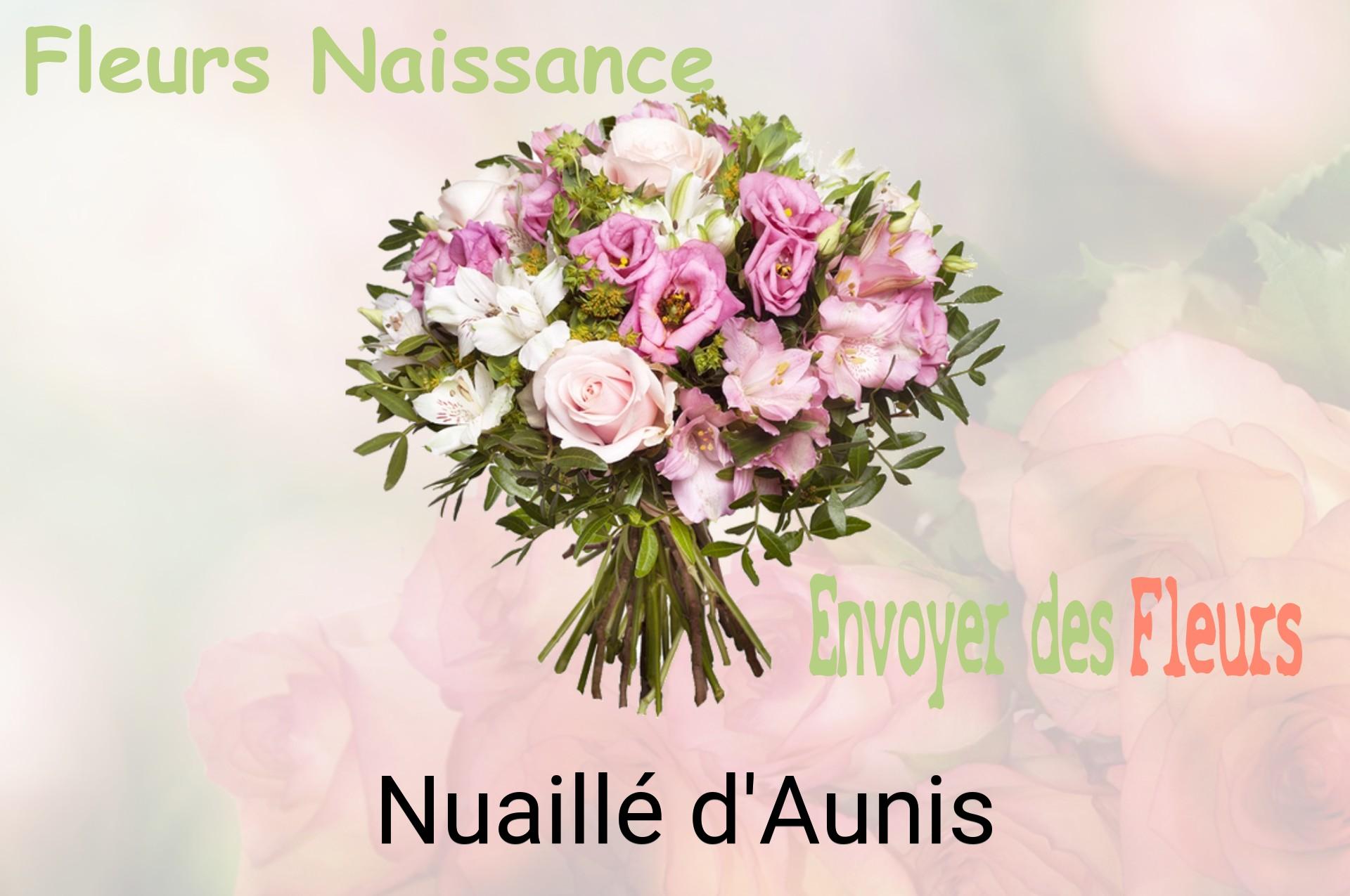 Bouquet de fleurs de naissance livré à Nuaillé-d'Aunis